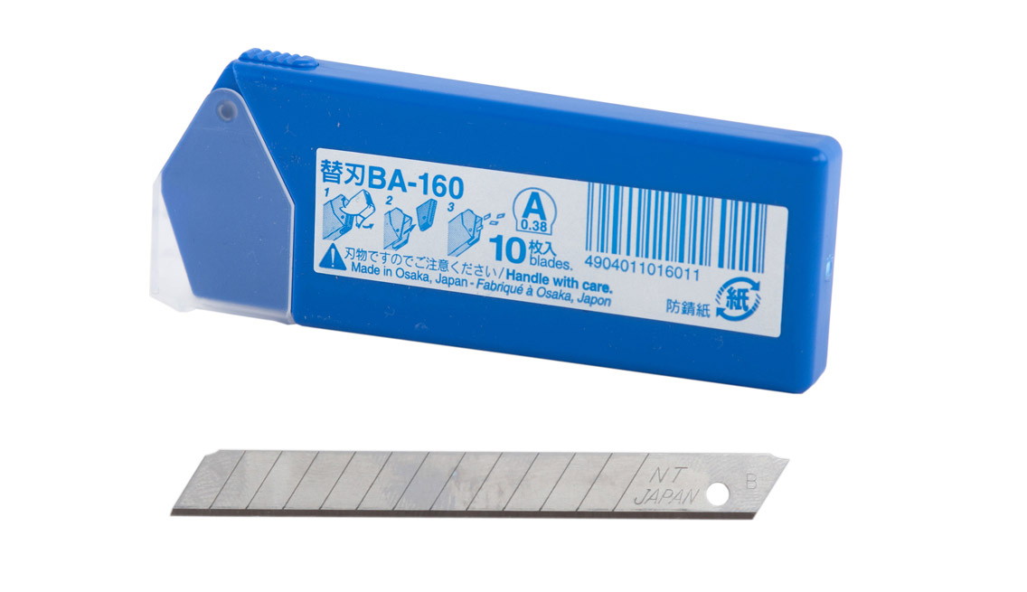 TUBO C/10 LAMINAS DE REC. BA-160 de 9 mm.