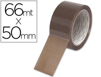 FITA ADESIVA Q-CONNECT CASTANHA 50X66 * 25933