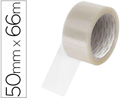 FITA ADESIVA Q-CONNECT TRANSP. 50X66 * 25934