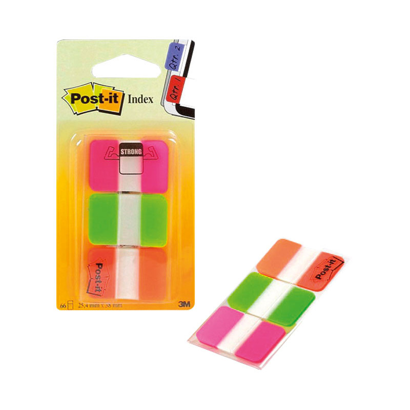 BANDAS POST-IT INDEX 3 CORES * 37978
