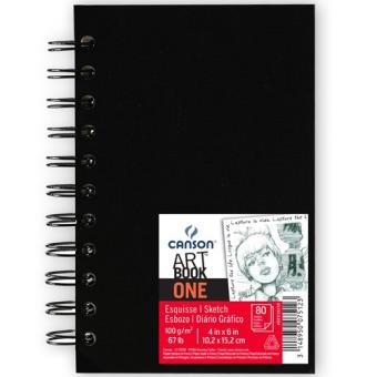 DIARIO GRAFICO CANSON CAPA DURA ESP. 10,2×15,2 80F 100G