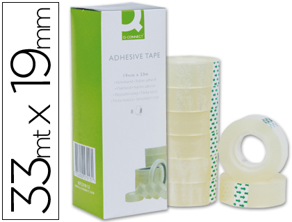 FITA ADESIVA Q-CONNECT 19MMX33MT * 25931