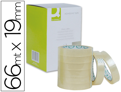 FITA ADESIVA Q-CONNECT 19MMX66MT * 25932