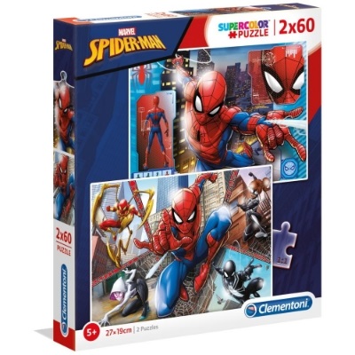 PUZZLE CLEMENTONI SPIDER-MAN 2X60 PEÇAS – 21608