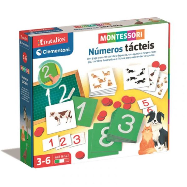 MONTESSORI – NUMEROS TACTEIS CLEMENTONI – 67741