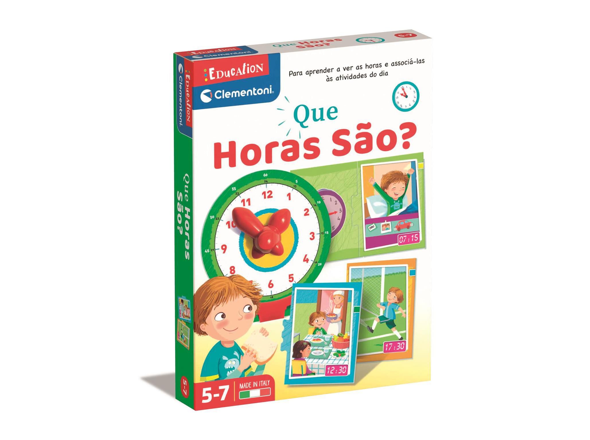 EDUCATIVO JOGO QUE HORAS SÃO? CLEMENTONI – 67336