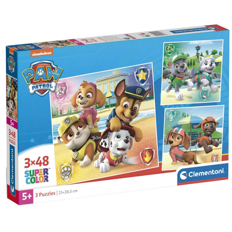 PUZZLE 3×48 PAW PATRIL CLEMENTONI 25301