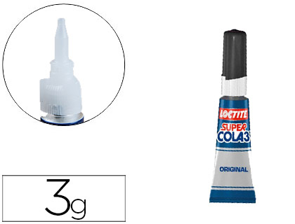 COLA LOCTITE SUPER GLUE-3 3GR  28032