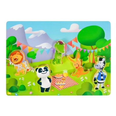 PANDA PUZZLE ENCAIXE MADEIRA CONCENTRA 127323