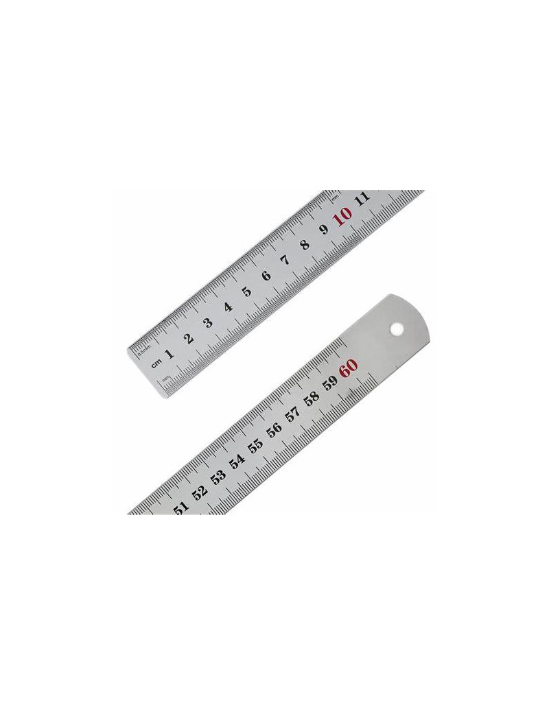 REGUA METALICA ALUMINIO CARL 60CM – CSR60
