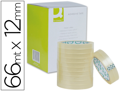 FITA ADESIVA Q-CONNECT 12MMX66MT * 25930