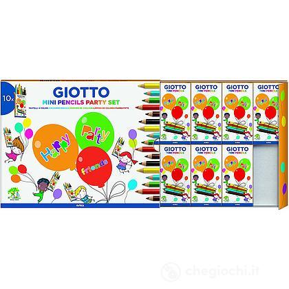 Giotto Party Set Lápices De Colores. Expositor 10 Sets.