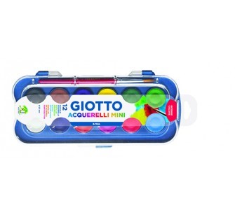 ACUARELAS GIOTTO 23 MM CX.12CORES + PINCEL F352300