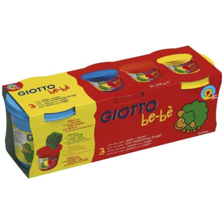 GIOTTO BE-BÉ SUPER PASTA MODELAR 3X220GR – F463100