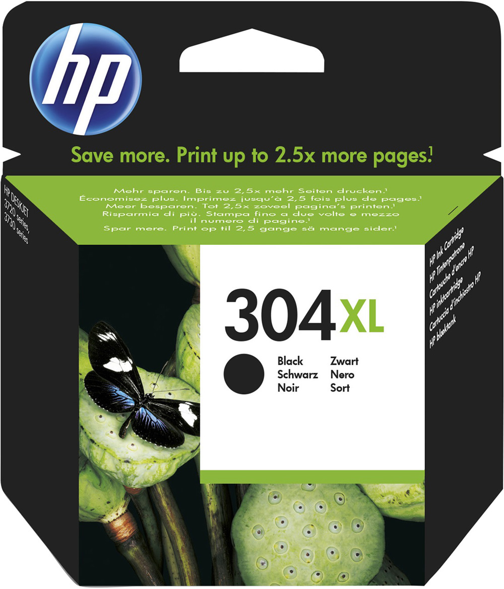 TINT.HP N9K08A 304XL PRETO HP Deskjet 3720/3730
