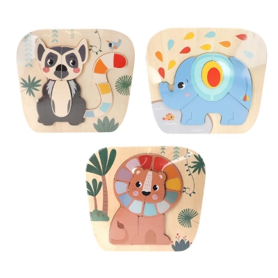 PUZZLE MADEIRA ANIMAIS DA SELVA 39236
