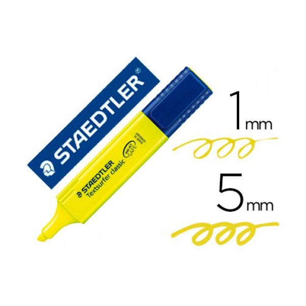 MARCADOR FLUOR.STAEDTLER 364-1 AMARELO