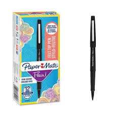 MARCADOR PAPER MATE NYLON PRETO