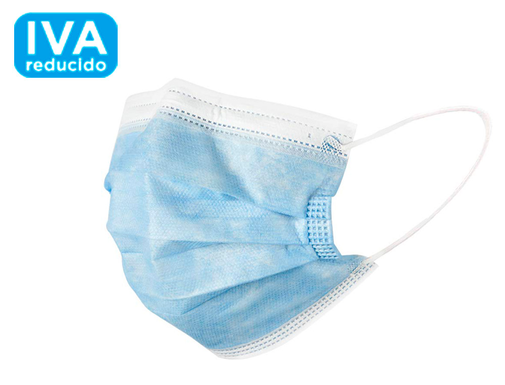 Mascara de Proteçao descartável blister c/5 unid. – AZUL