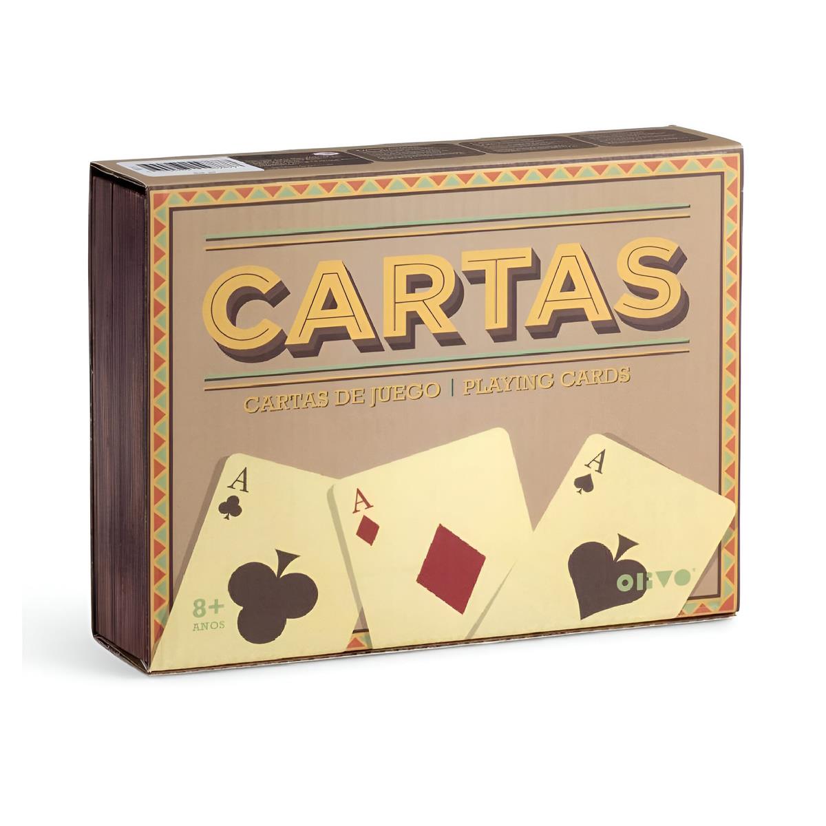 JOGO RETRO – CARTAS DE JOGAR C/CAIXA MADEIRA 87