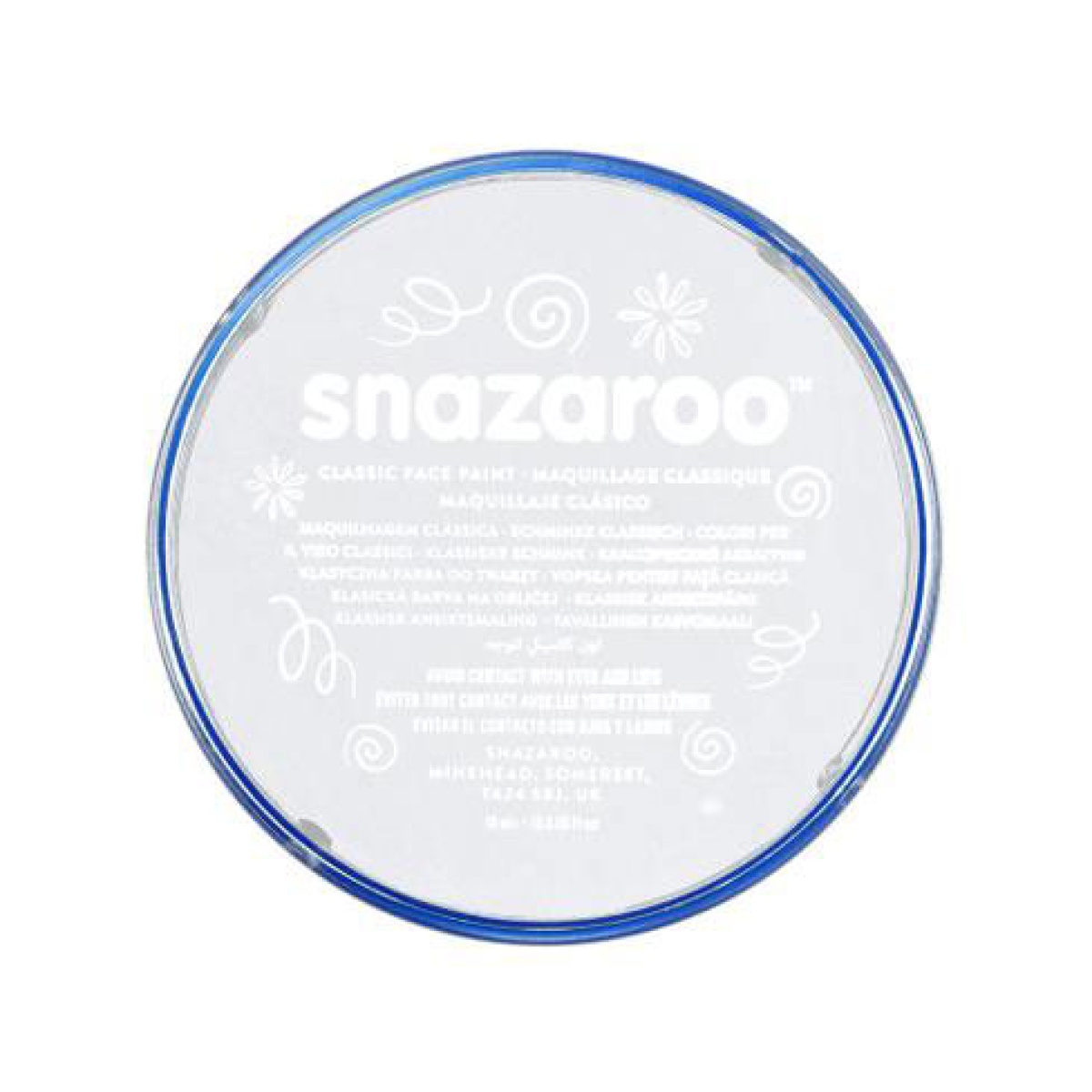 MAQUILHAGEM SNAZAROO CLASS. BRANCO 18ML