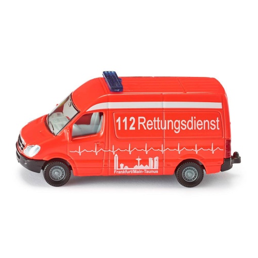 AMBULANCIA MINIATURA METALICA SIKU – 0805 – +3ANOS