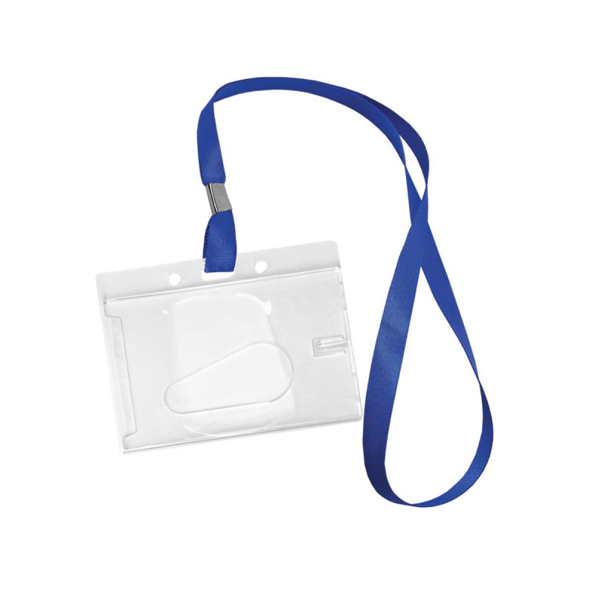 PORTA NOMES FOROFIS 55X90MM TRSNP./AZUL C/FITA