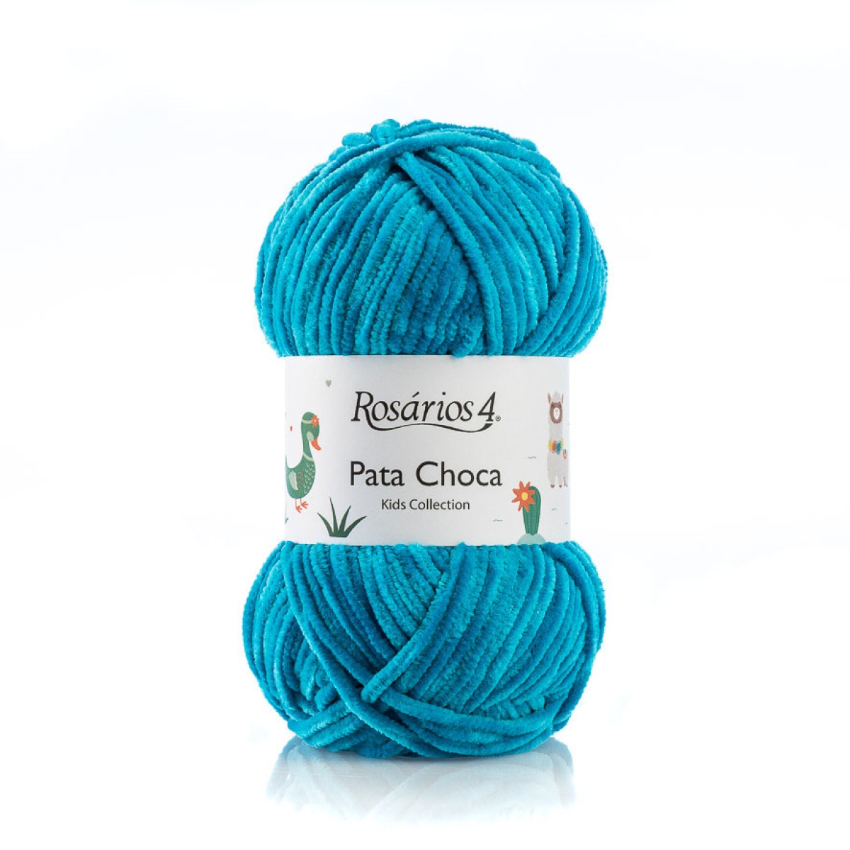 FIO DE TRICOT ROSARIO 4 PATA CHOCA 50G TURQUESA – 16