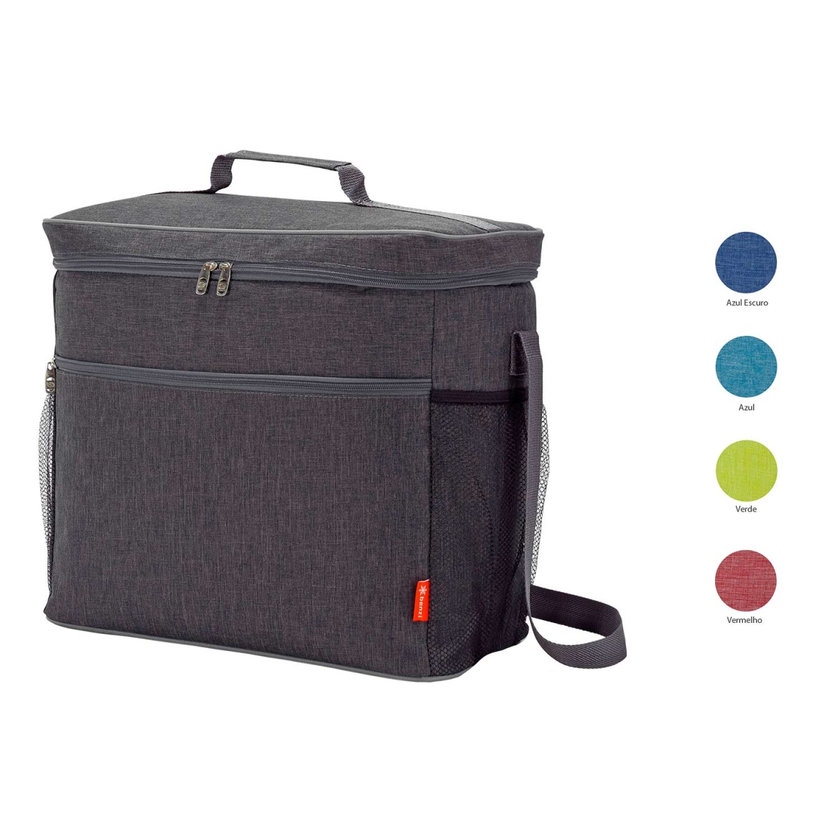 LANCHEIRA TERMICA BENZI 24X19X14CM – V/CORES