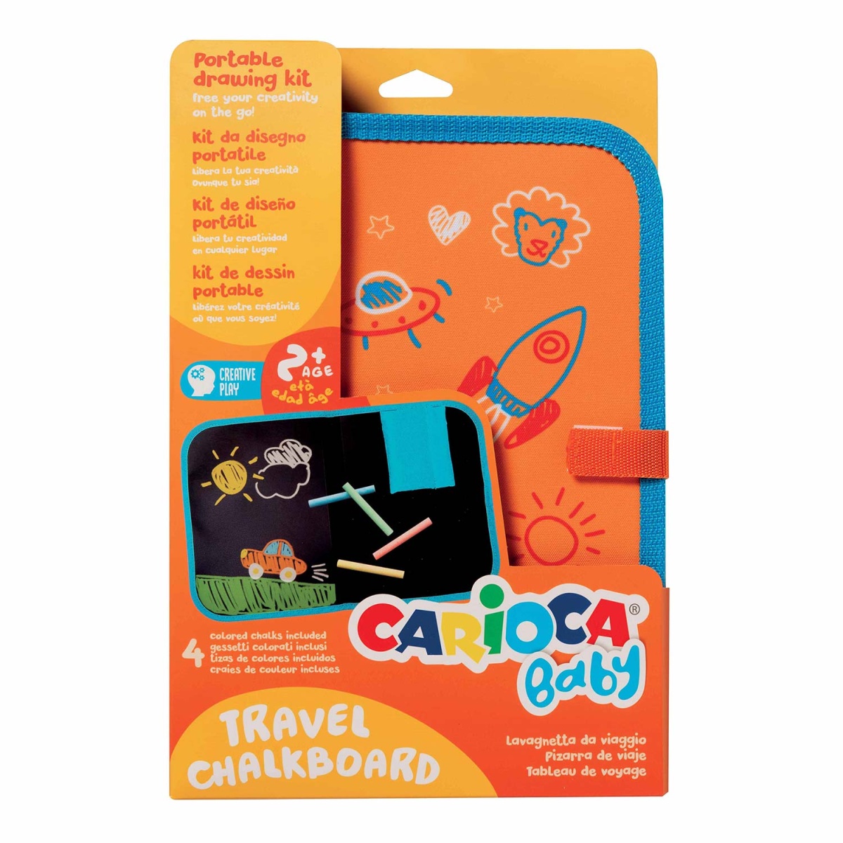 QUADRO ARDOSIA DE VIAGEM + 4 GIZ CARIOCA BABY – 43555