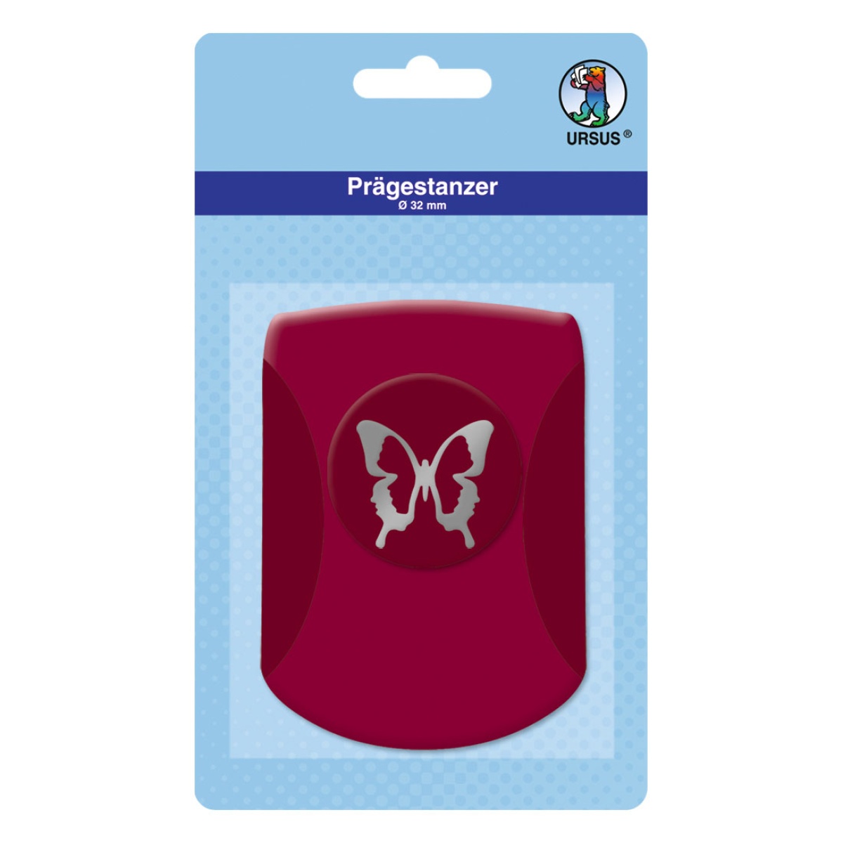 FURADOR EMBOSSING URSUS MOD. BORBOLETA 32MM