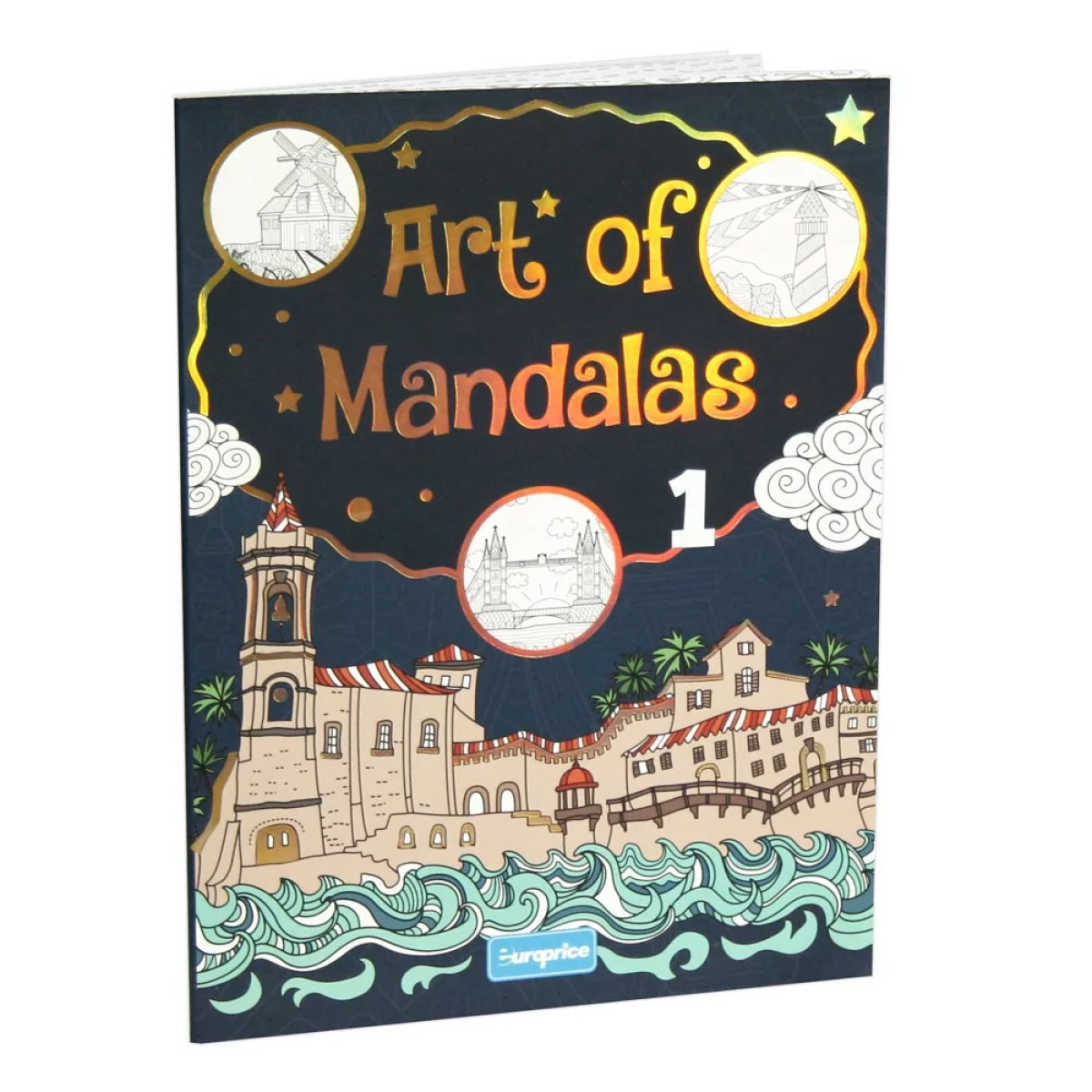 CADERNO EUROPRICE COLORIR ART OF MANDALAS – 1