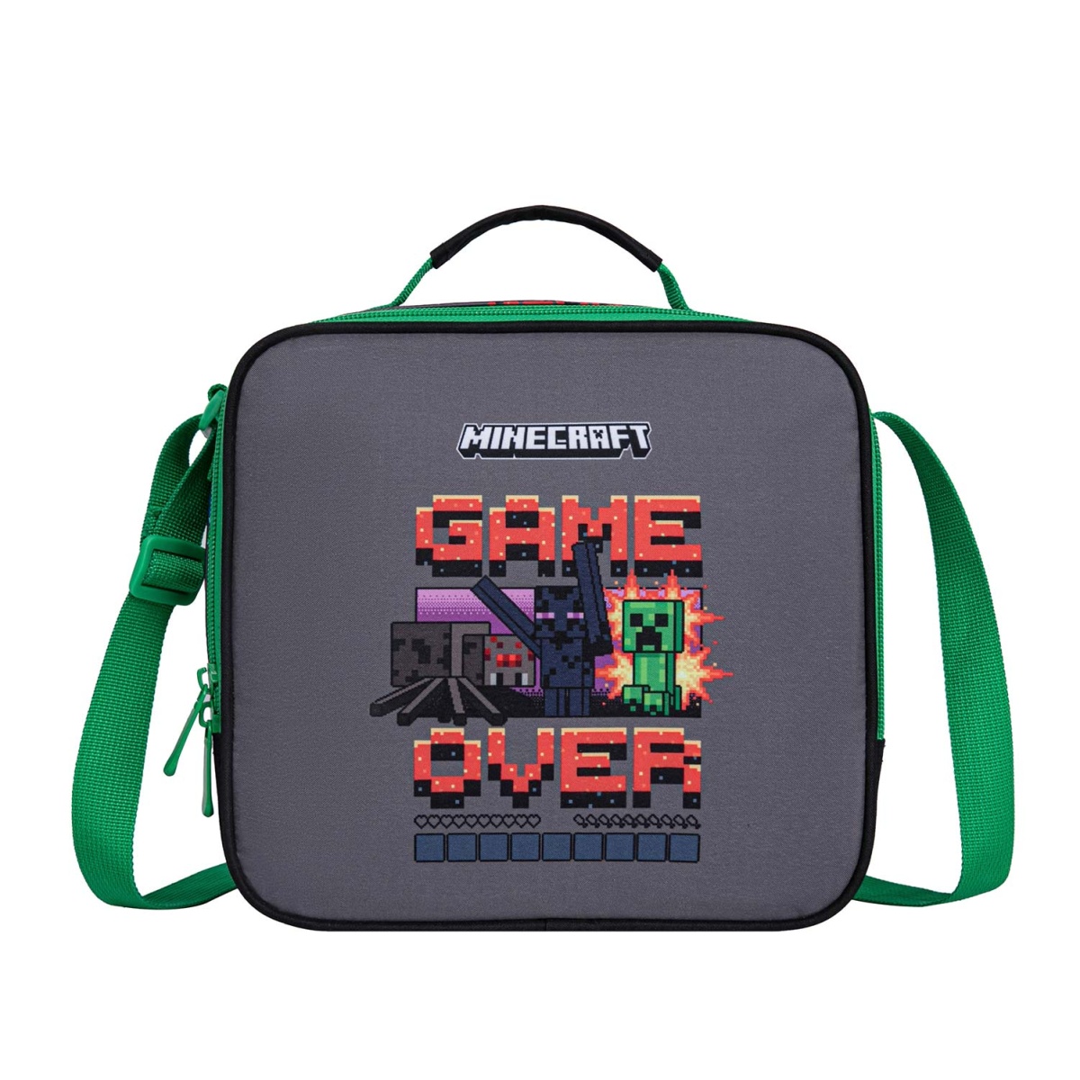 LANCHEIRA TERMICA MINECRAFT GAME OVER 23X22X11CM – 68646