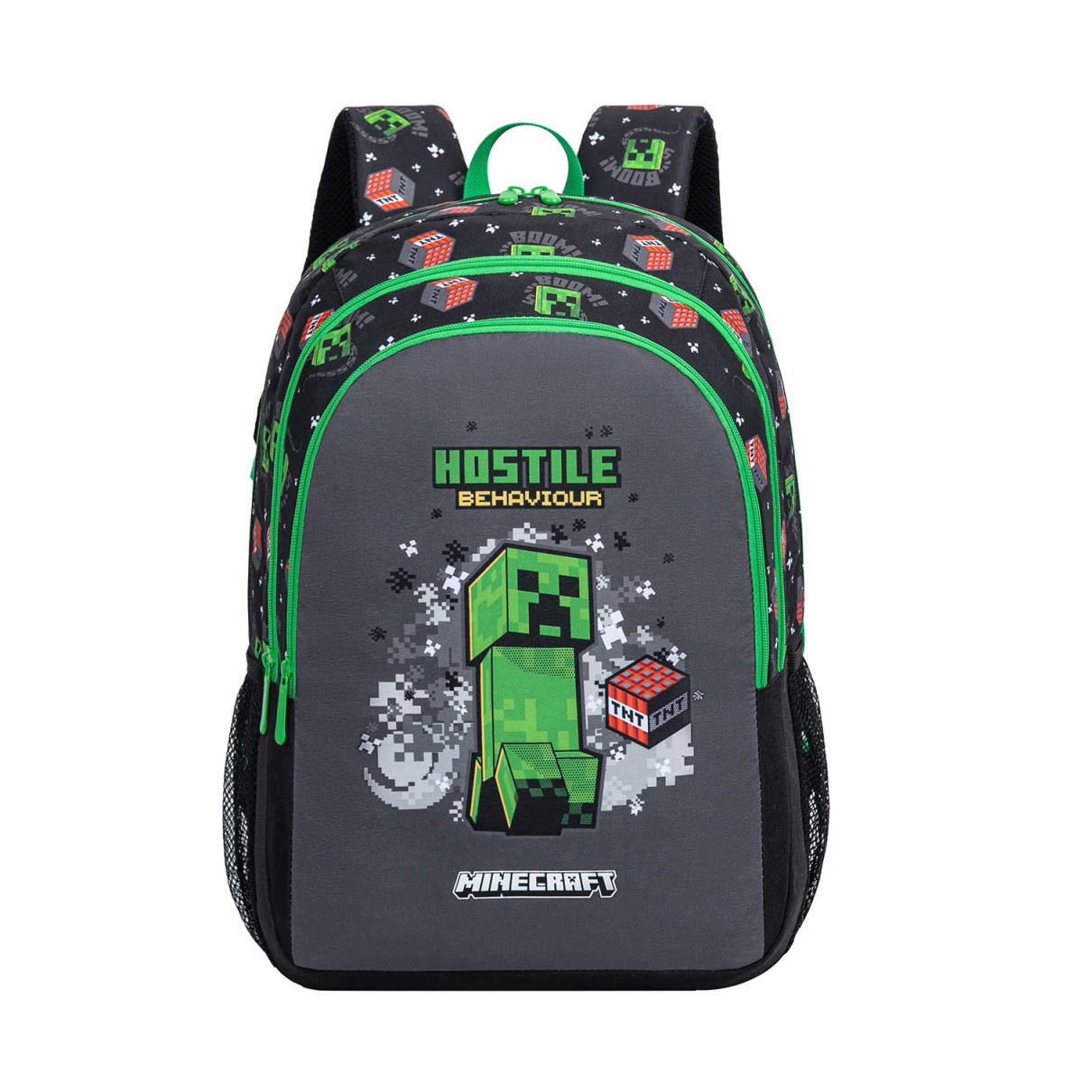 MOCHILA MINECRAFT HOSTILE BEHAVIOUR 44X32X20CM – 68654