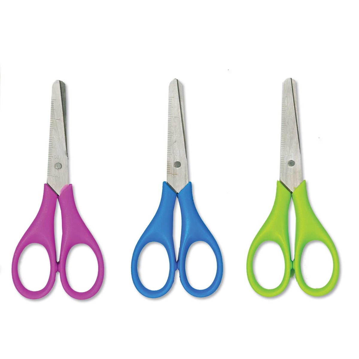 TESOURA ESCOLAR REDONDA ARDA BASIC SORTIDA 12CM