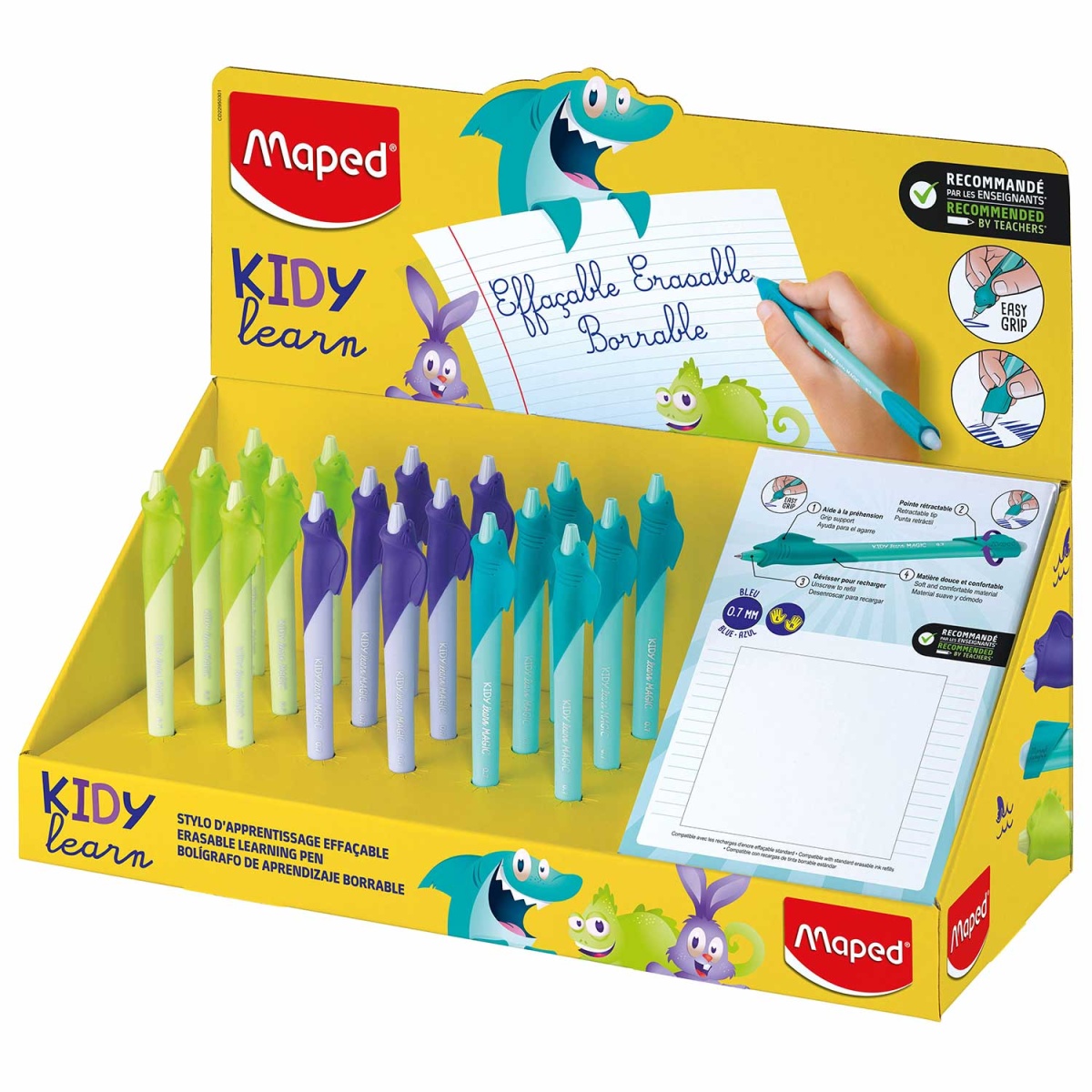 Esferográfica apagável MAPED Kidy Learn Concentration
