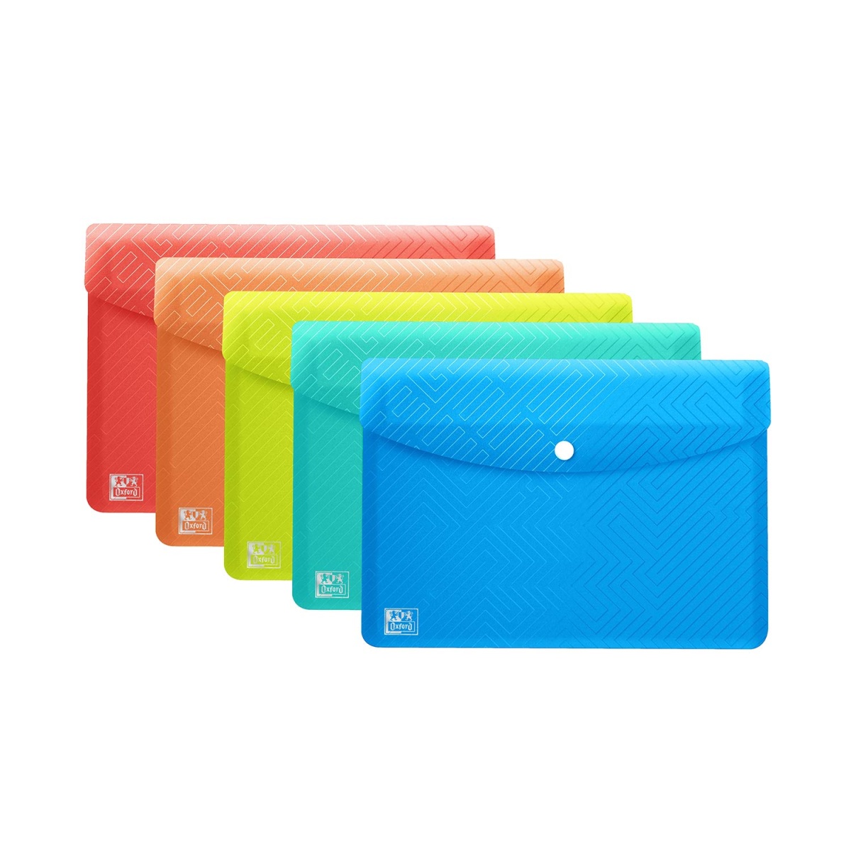 BOLSA P/DOC. C/MOLA OXFORD URBAN A6 V/CORES VIVAS