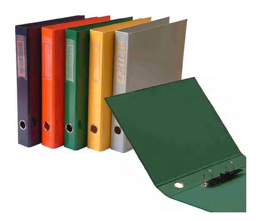 PASTA ARQ.PAPELINF LISA LOMB.40 VERDE