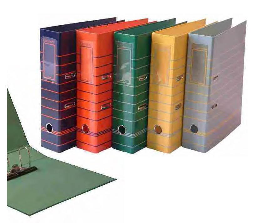 PASTA ARQ.PAPELINF RISCAS LOMB.75 VERDE