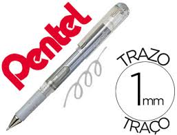 ROLLER PENTEL HYBRID K230M 1,0MM PRATA – 76563