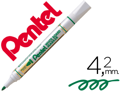 MARCADOR PENTEL MW85-D VERDE QUADRO BR. * 45186
