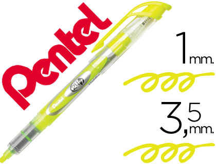 MARCADOR FLUOR.PENTEL SL12 AMARELO * 45237