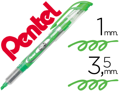 MARCADOR FLUOR.PENTEL SL12 VERDE * 45238