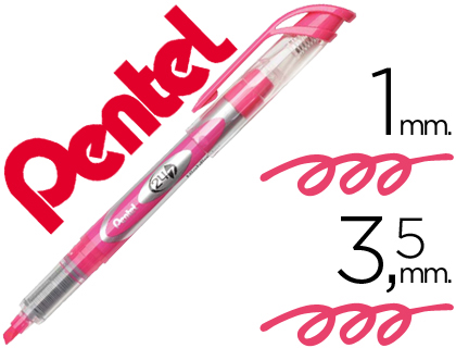 MARCADOR FLUOR.PENTEL SL12 ROSA * 45239