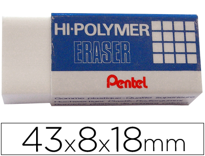 BORRACHA LAPIS PENTEL ZEH05 * 45165