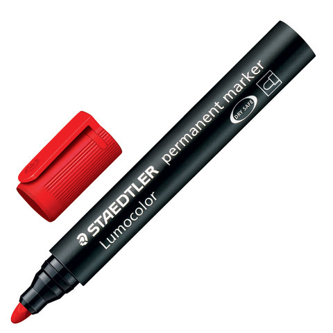 MARCADOR STAEDTLER 352 ENCARNADO PERMANENTE