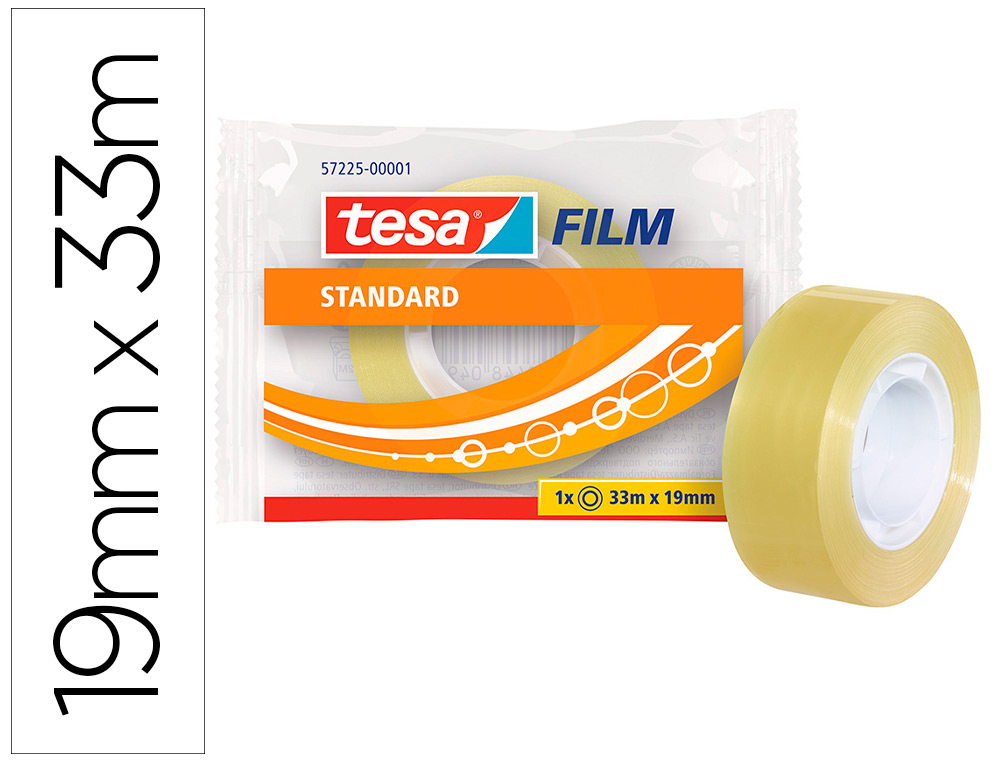 FITA ADESIVA TESA STANDARD 33MX19MM – 39143