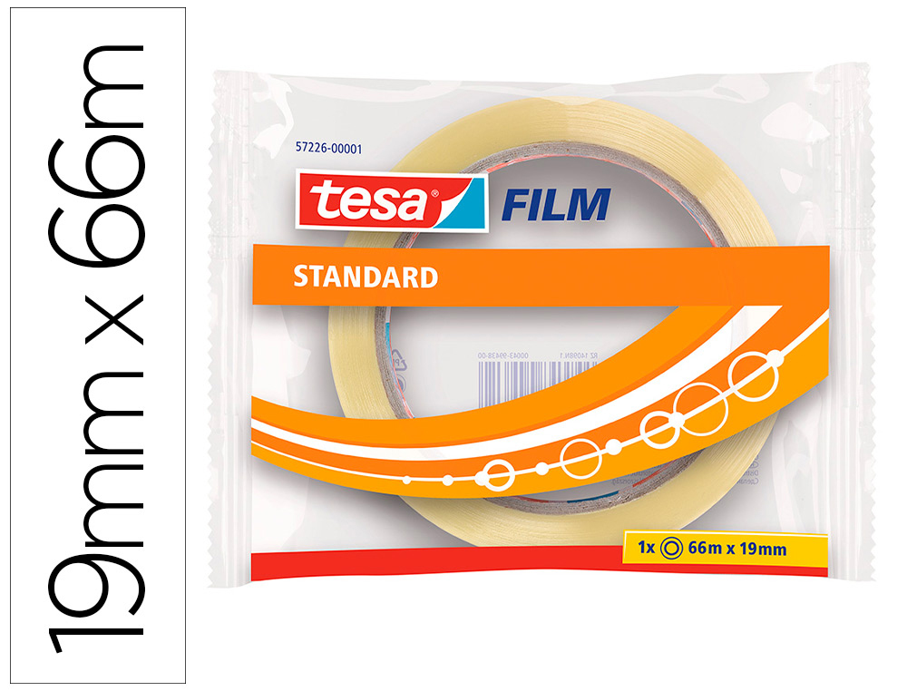 FITA ADESIVA TESA STANDARD 66MX19MM – 39144