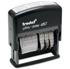 DATADOR TRODAT 4817 C/TEXTO PERSONALIZADO