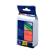 FITA BROTHER TZE-B51 – 24MM X 8M FLUOR. LARANJA/PRETO